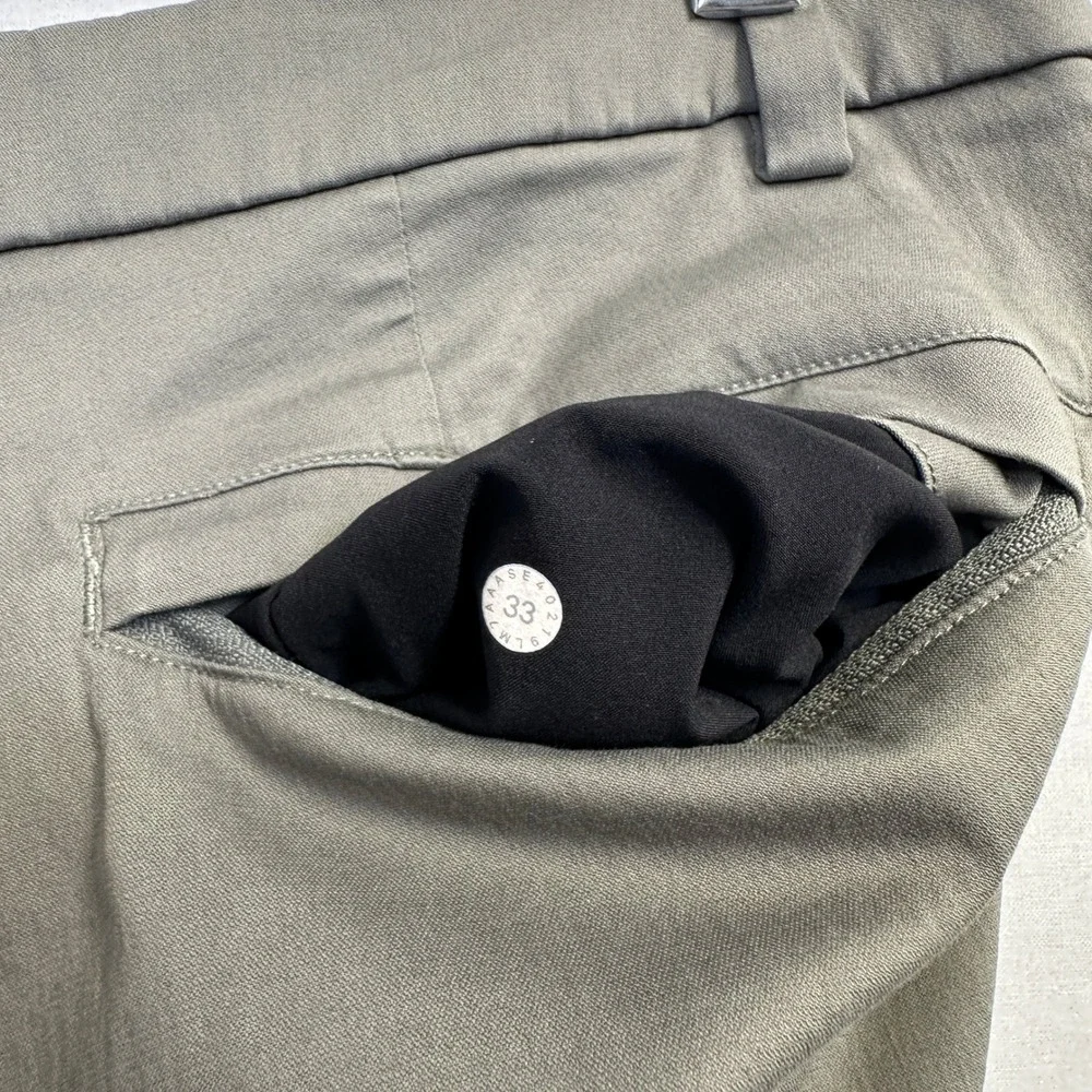 Lululemon Commission Shorts Army Green Men's Size 33